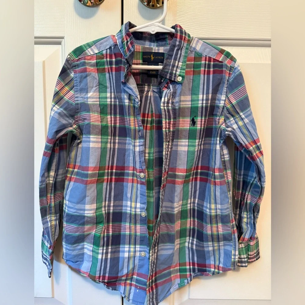 Ralph Lauren Kids Multicolor Plaid Shirt
